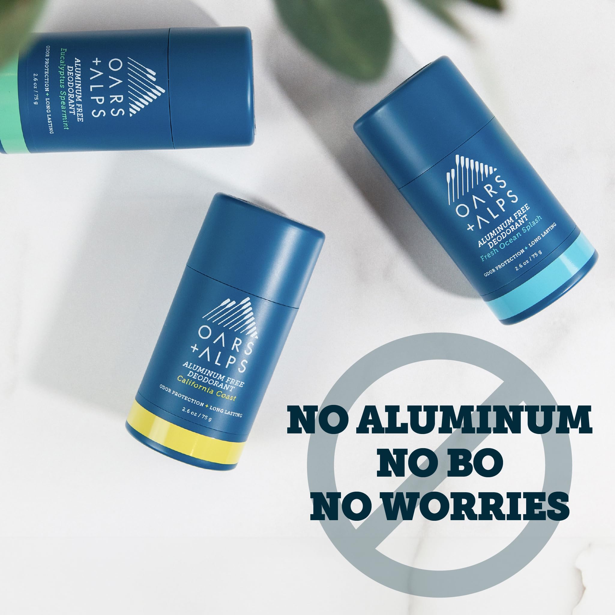 Oars + Alps Eucalyptus Spearmint scent offers herbal coolness.