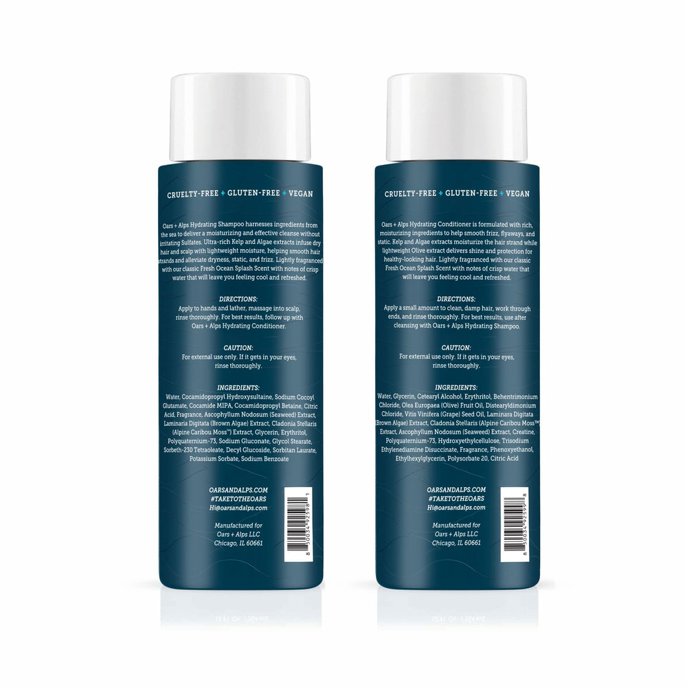 Oars + Alps men's shampoo foam lather close-up showing rich cleansing.