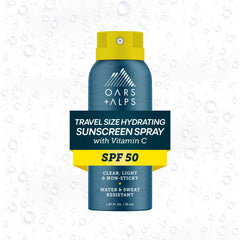 Oars + Alps SPF 50 spray para rostro y cuerpo, protección rápida.