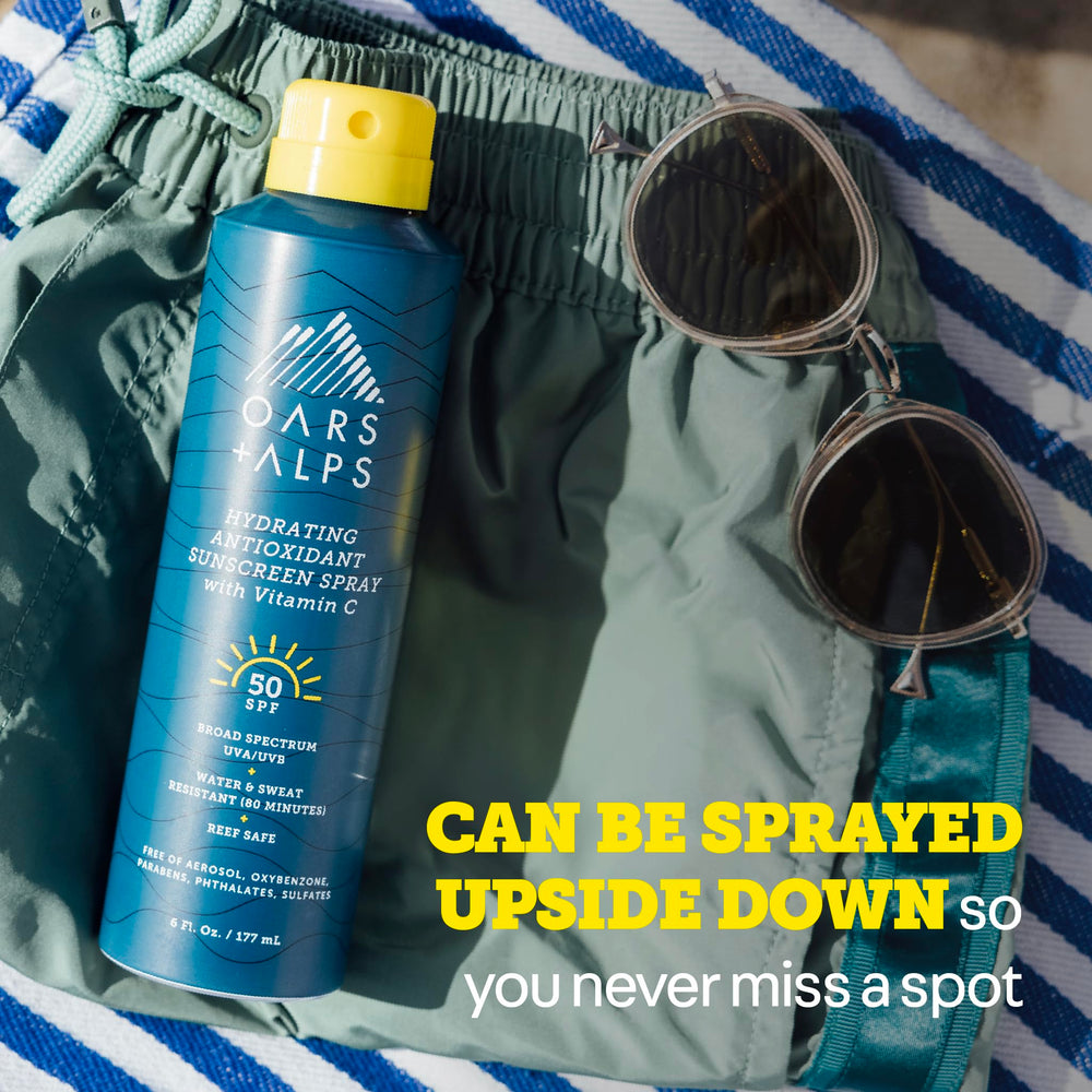 Oars + Alps vegan and cruelty-free sunscreen label