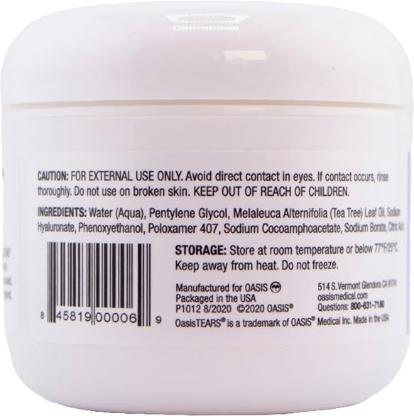 Oasis LID and LASH wipes cleanse eyelids lifting debris gently
