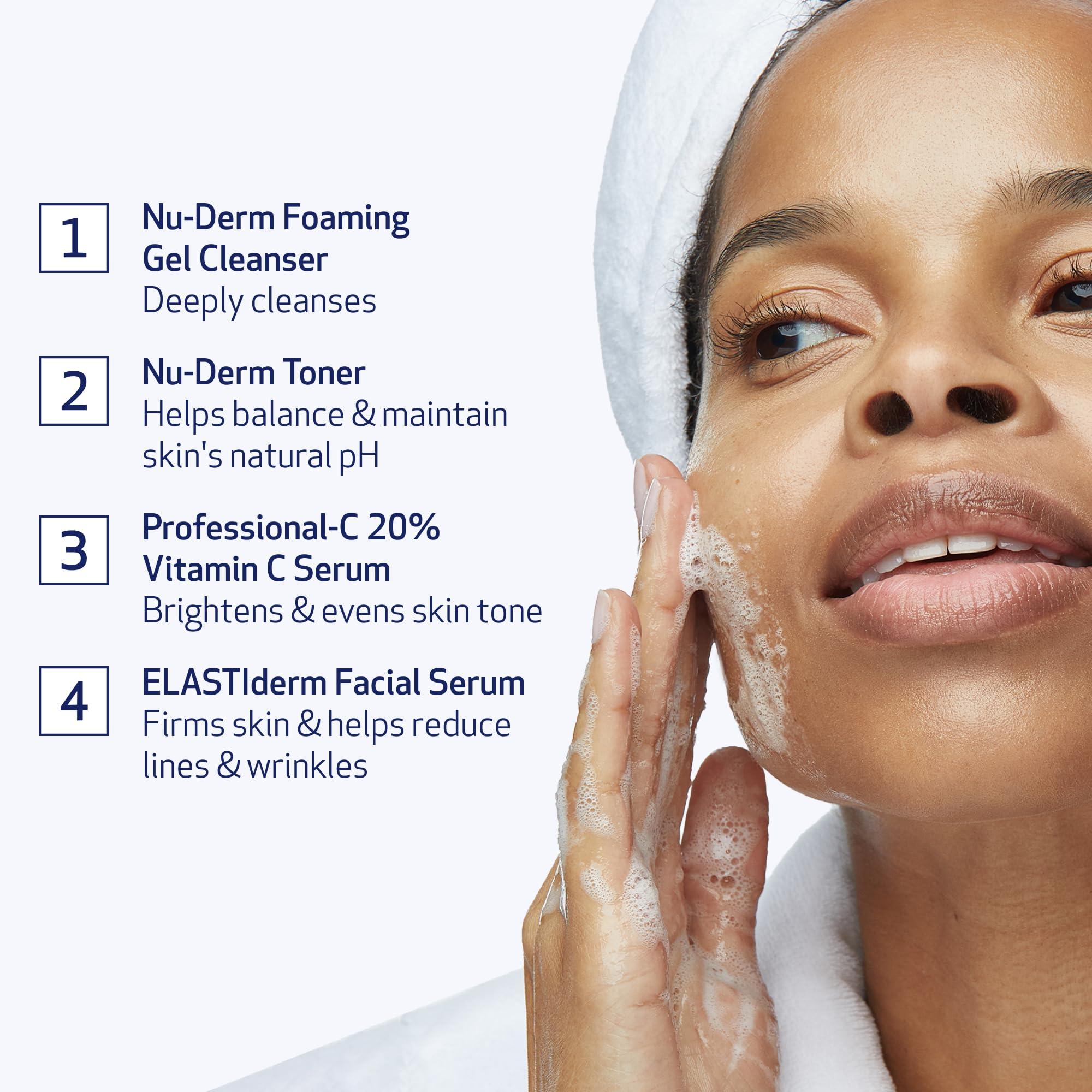 Obagi Professional-C 20% Vitamin C Serum dropper for brightening prep