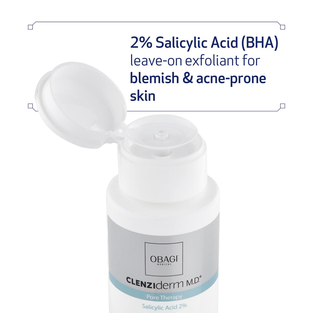 Obagi CLENZIderm M.D. Pore Therapy pump enables easy, precise application.