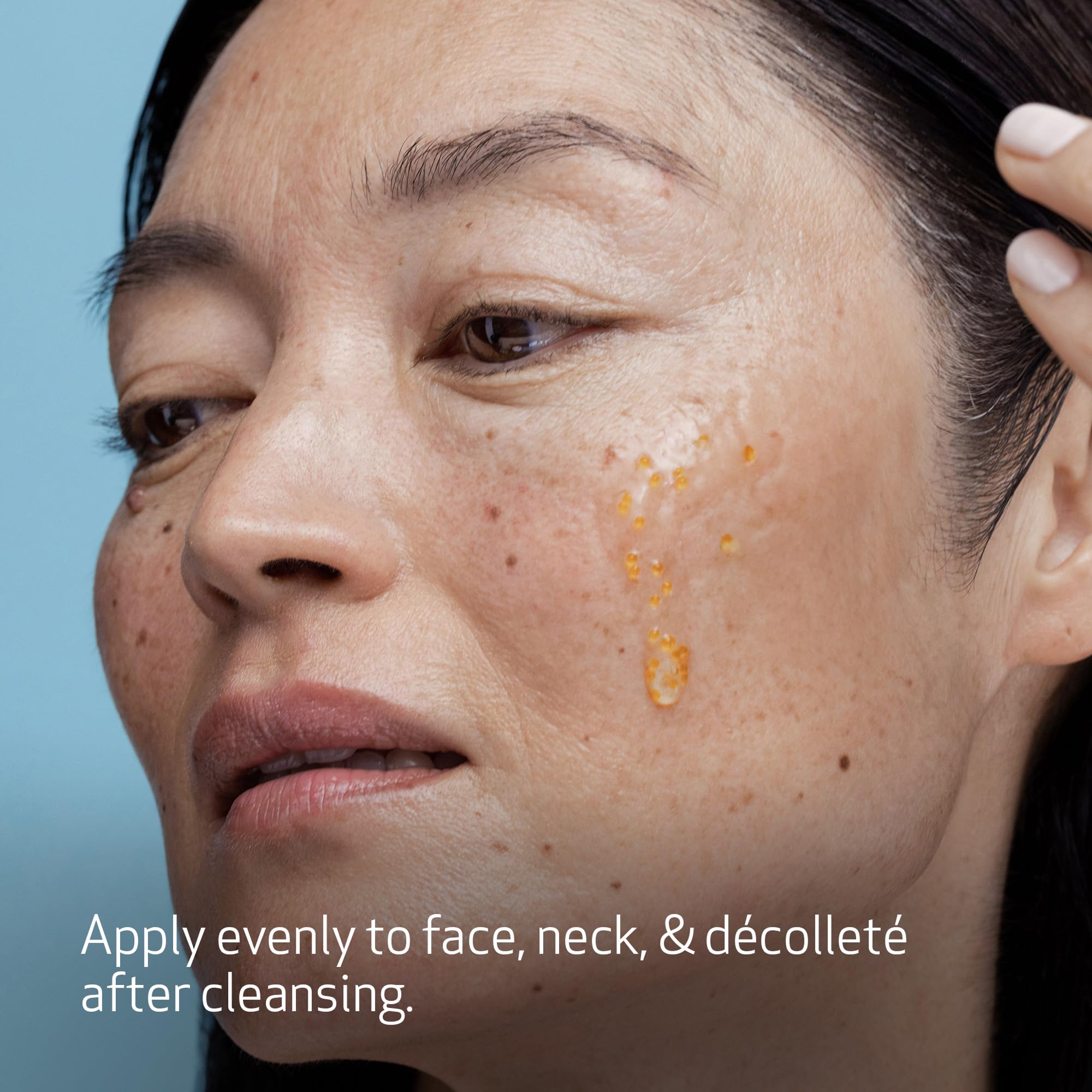 Obagi Daily Hydro-Drops hydration close-up indicating moisture boost