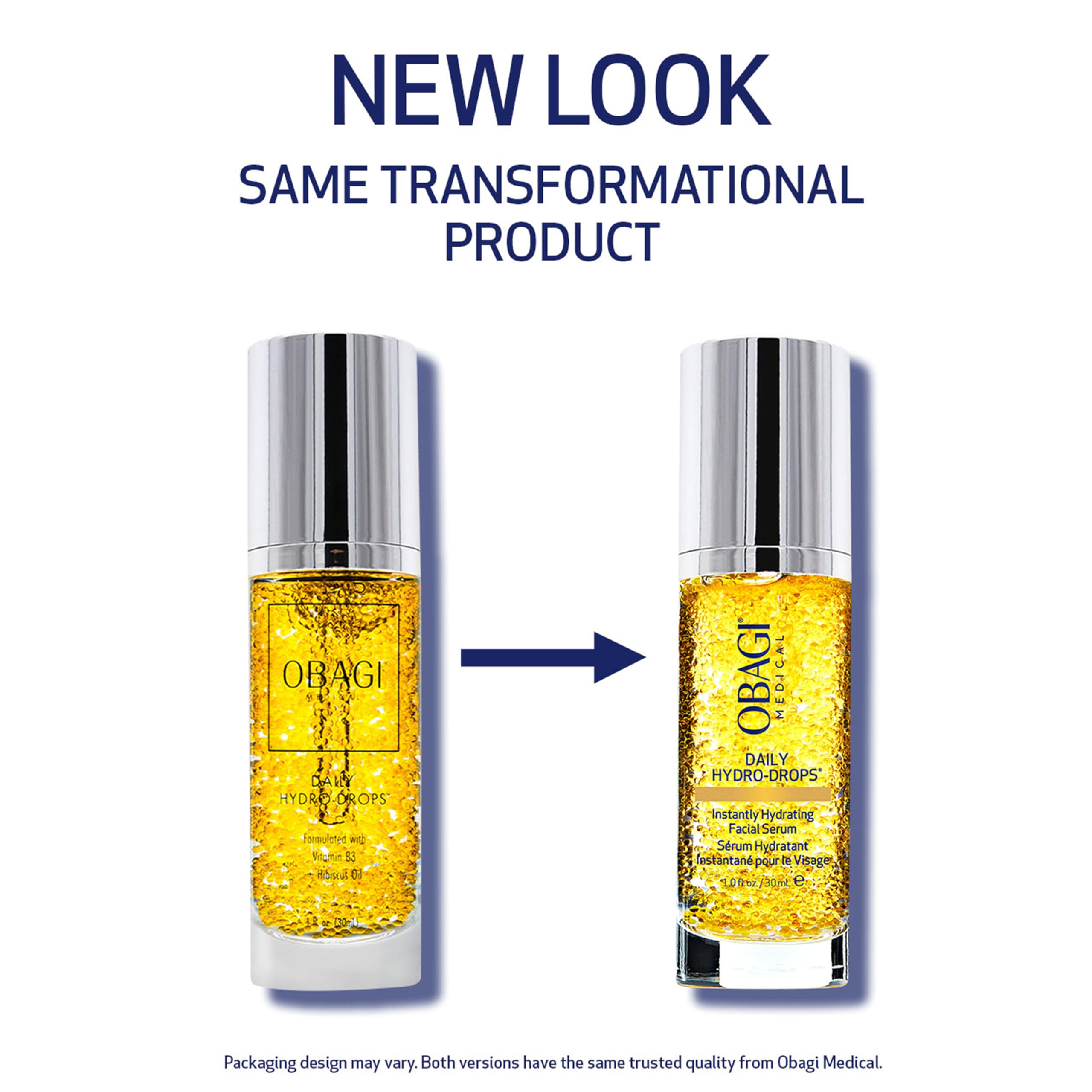 Obagi Daily Hydro-Drops serum dispense close-up for precise dosing