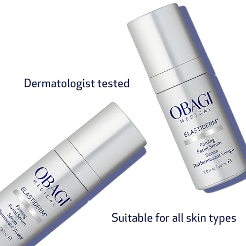 Obagi Elastiderm serum clinical-seal on packaging suggests dermatologist-backed quality.