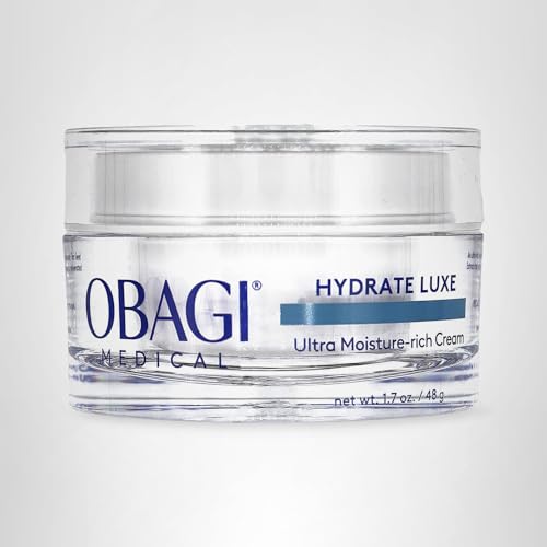 Obagi Hydrate Luxe dermatologist-tested seal signals trusted skincare quality.