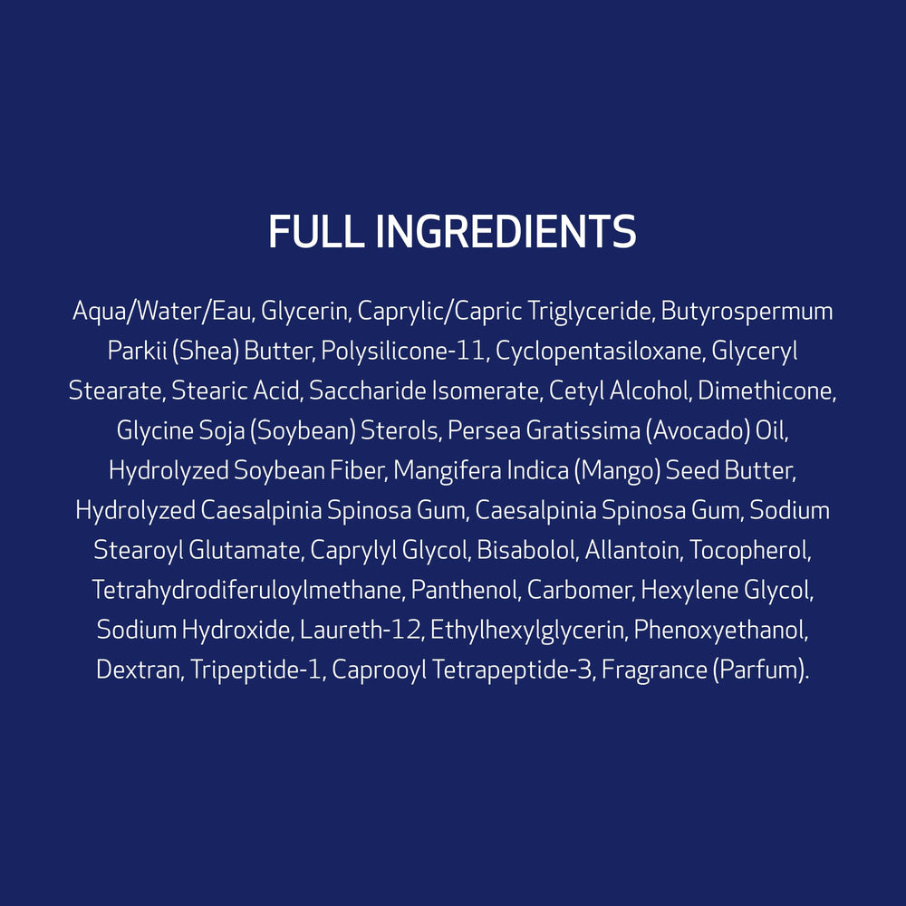 Obagi Hydrate Luxe silky-texture cream conveys luxurious, velvety feel during use.
