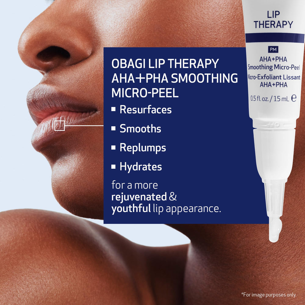 Obagi Lip Therapy overnight application promotes rejuvenation while you sleep
