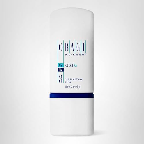 Obagi Nu-Derm Clear Fx daily care image emphasizes brighter looking skin