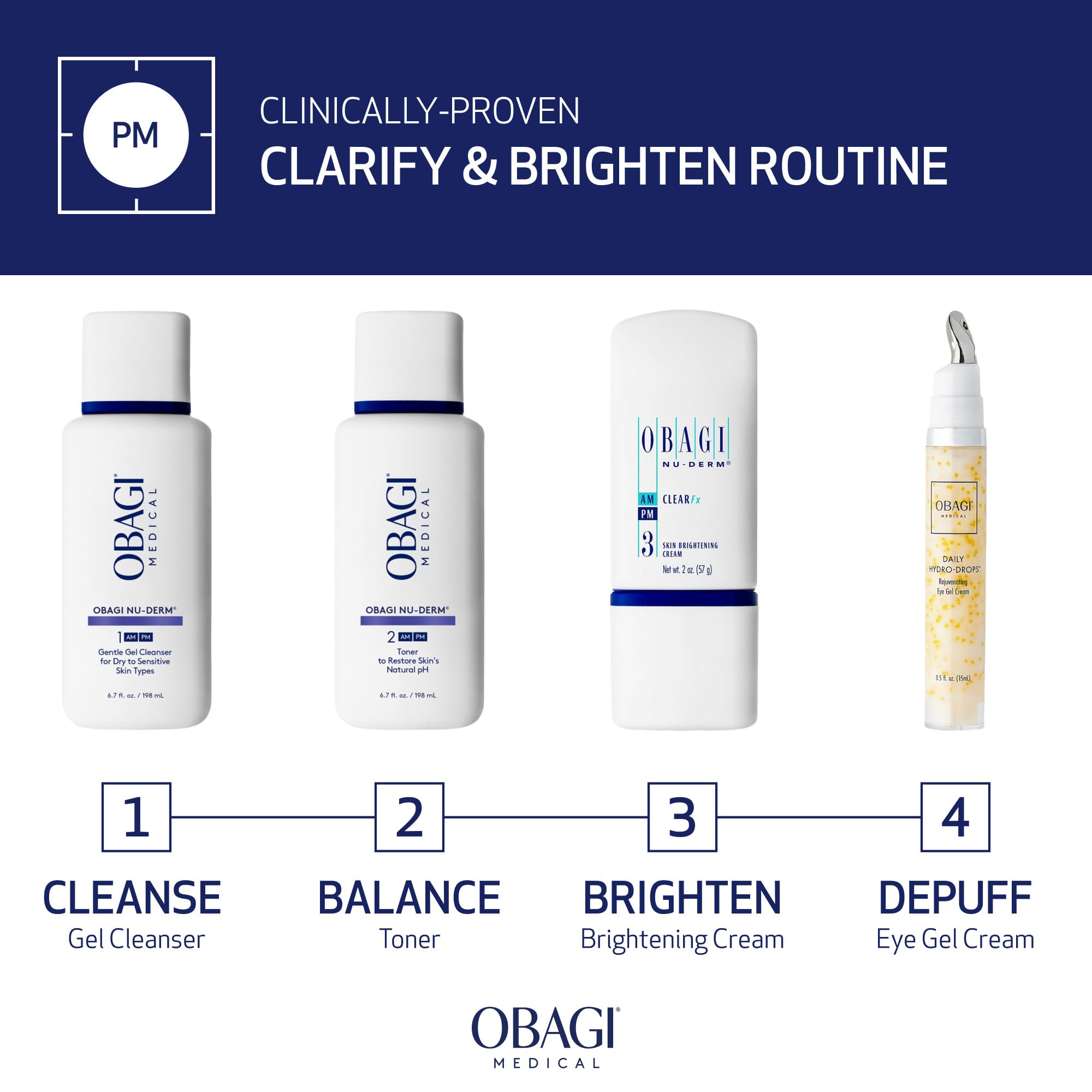Obagi Nu-Derm Clear Fx packaging reveals lactic acid exfoliation concept