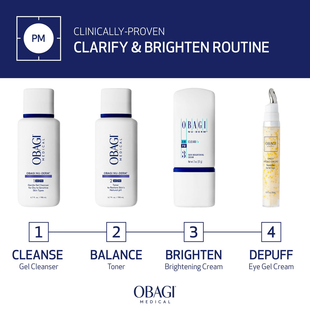 Obagi Nu-Derm Clear Fx packaging reveals lactic acid exfoliation concept
