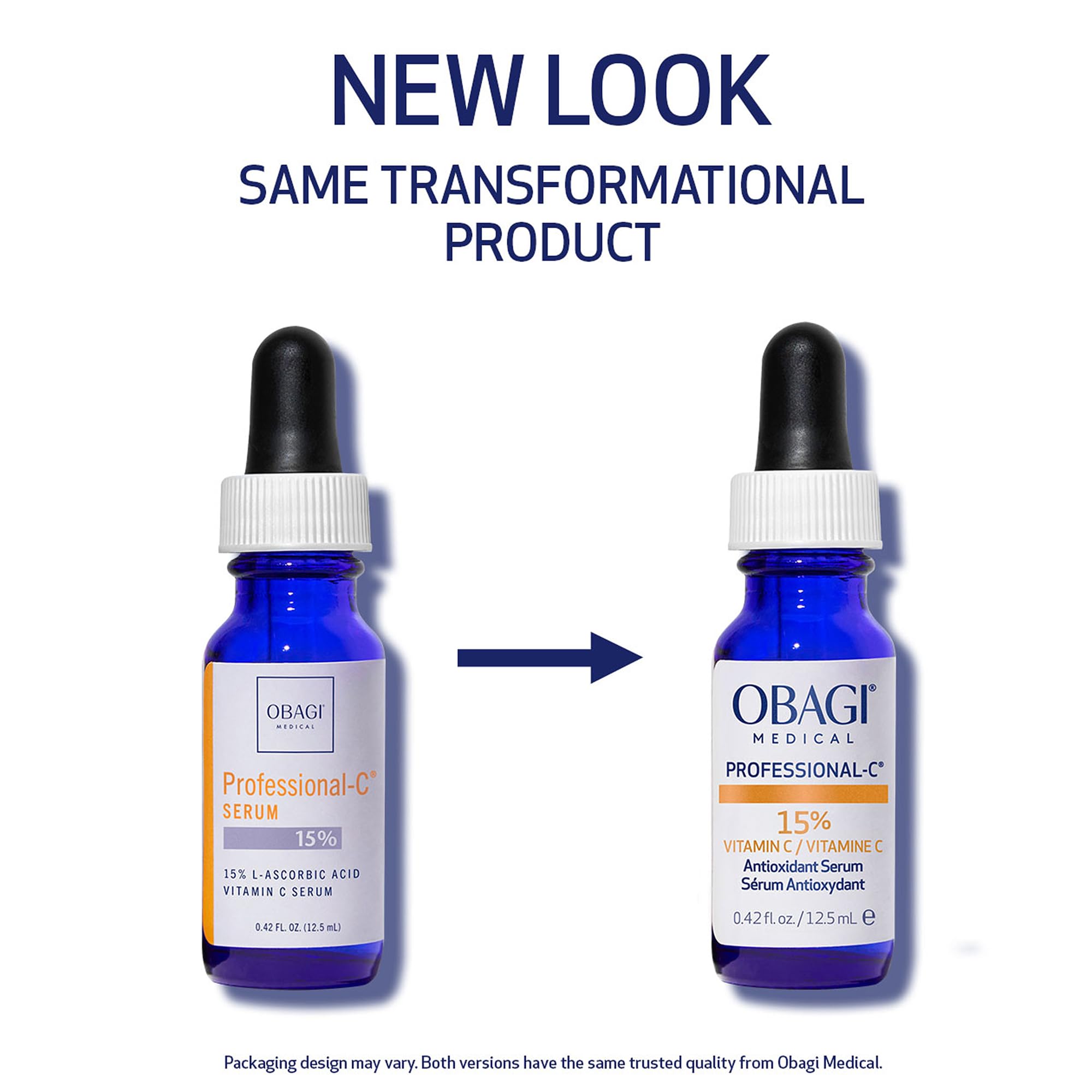 Obagi Medical Professional-C 15% Serum pour minimizes the look of fine lines during daily routine