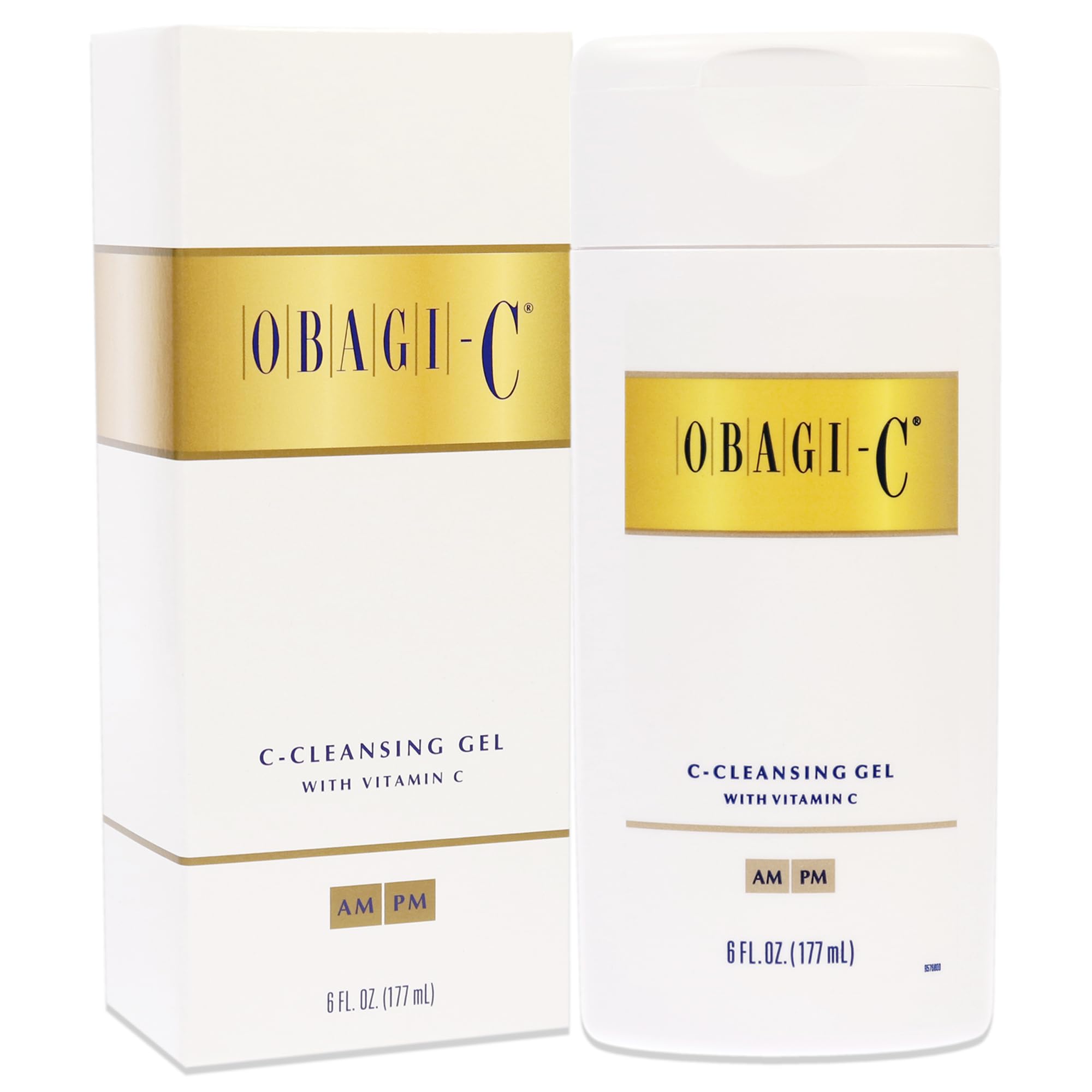 Obagi Medical System Cleansing Gel bottle showing Aloe source for soothing cleansing.