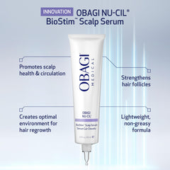 Obagi Nu-Cil BioStim serum dropper ready for precise application