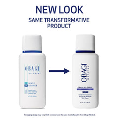 Obagi Nu-Derm Gentle Cleanser foam providing a soft, refreshing cleanse.