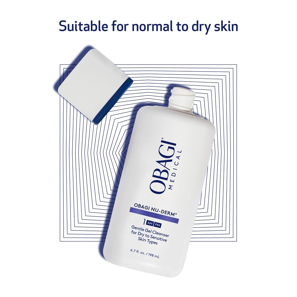 Obagi Nu-Derm Gentle Cleanser ideal for sensitive skin types.