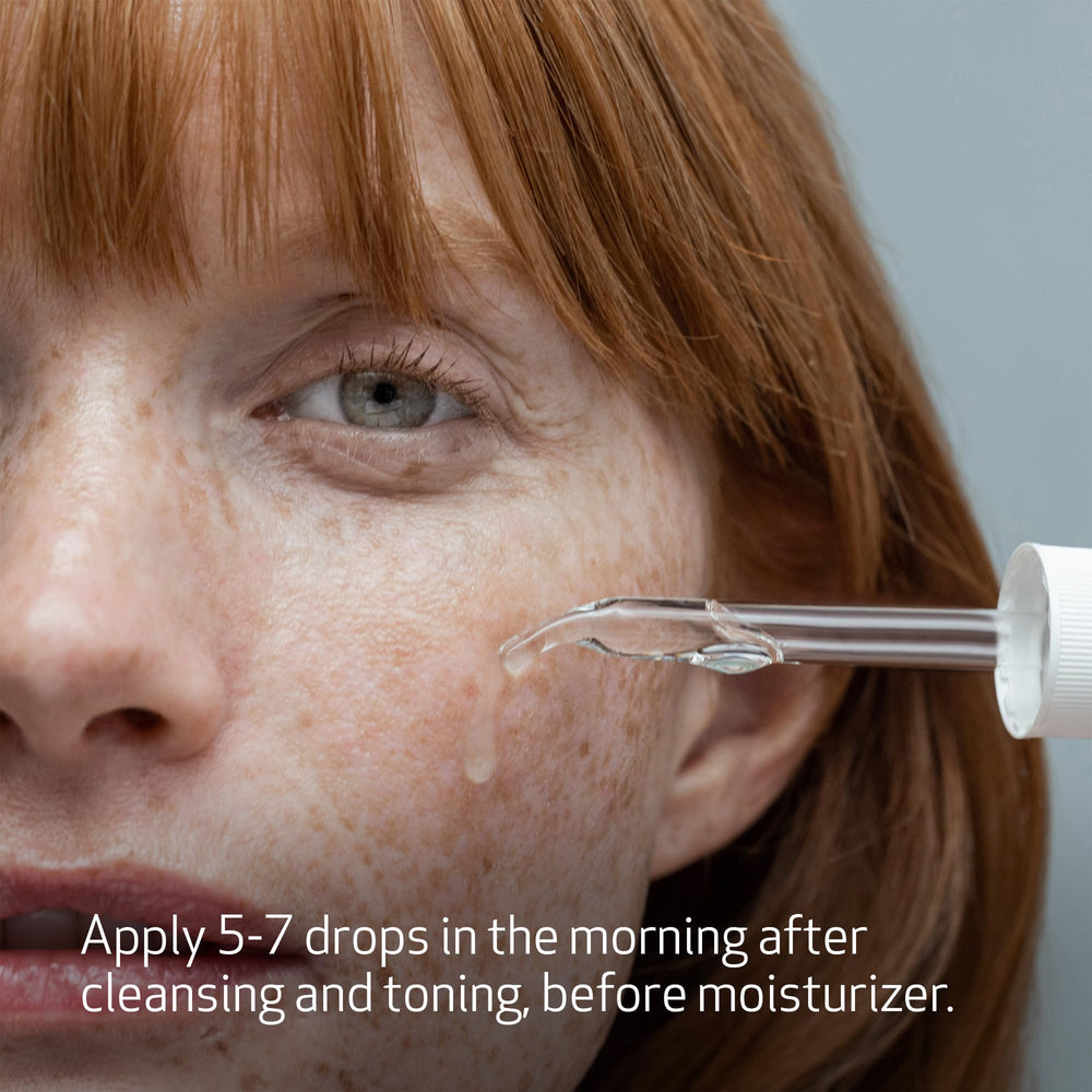 Obagi Professional-C 15% serum on bathroom counter during routine