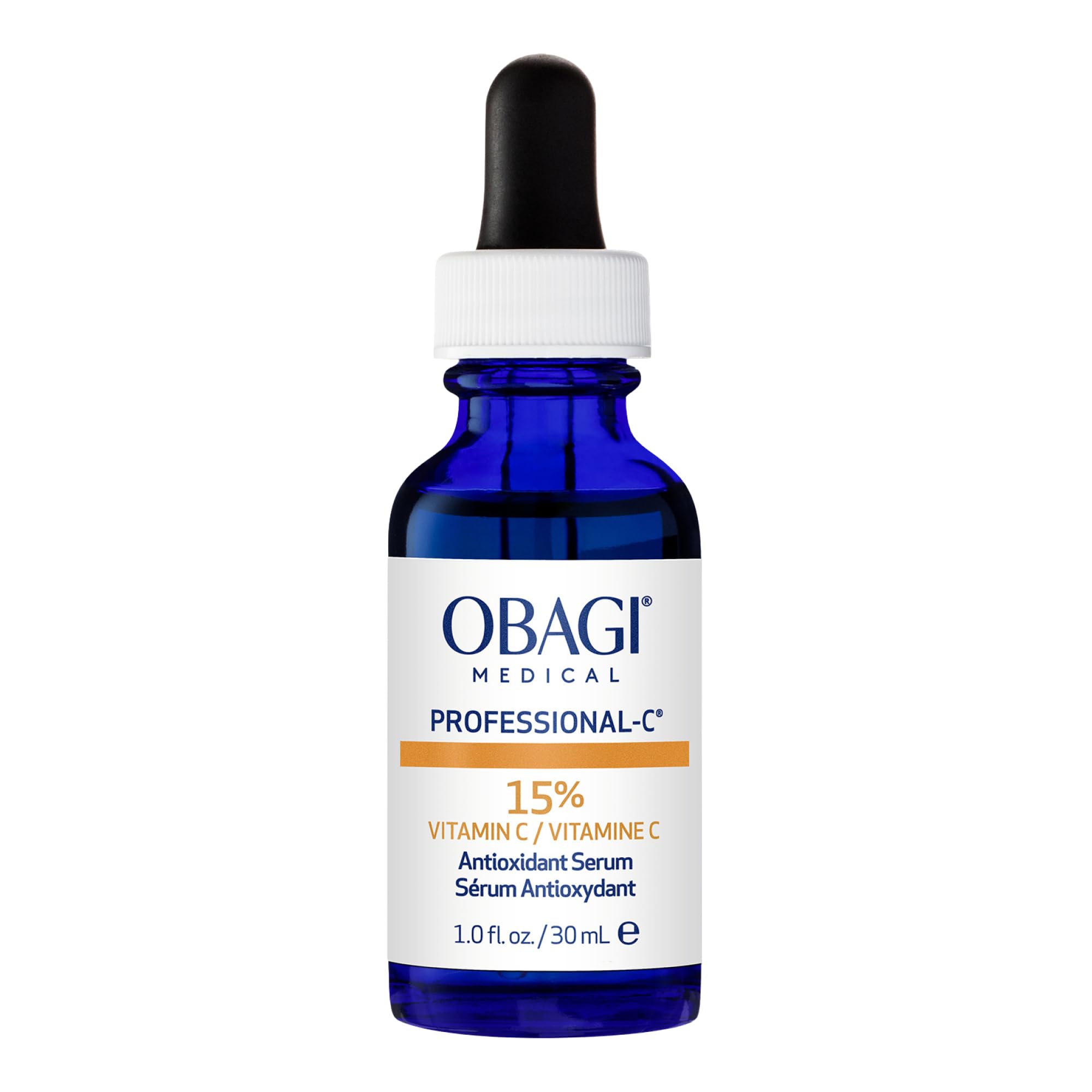 Obagi Professional-C 15% serum bottle front for brighter skin