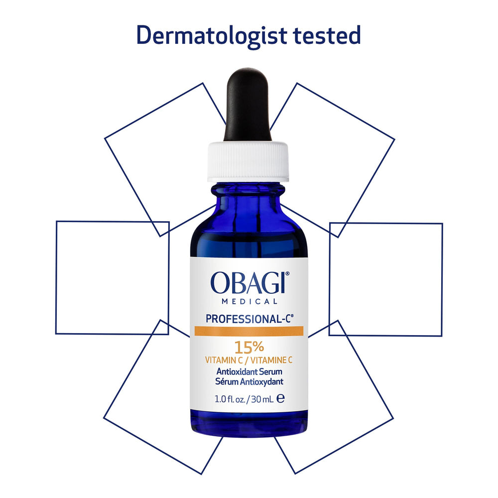 Obagi Professional-C 15% serum in a morning skincare routine