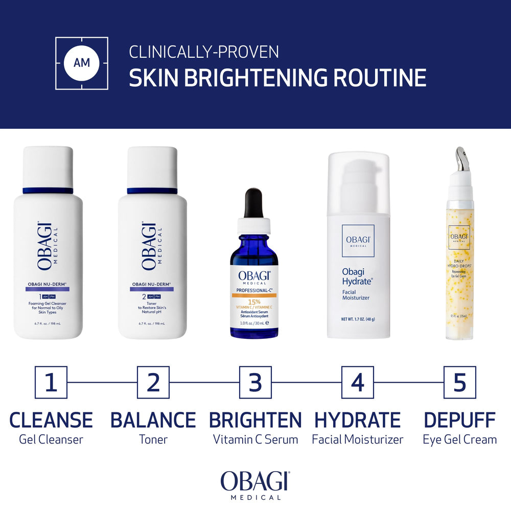 Swatch of Obagi Professional-C 15% serum showing subtle radiance