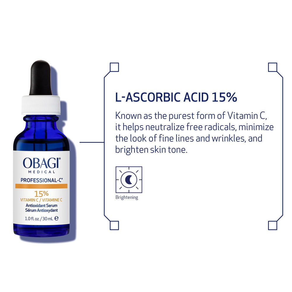 Obagi Professional-C 15% serum absorbed quickly into the skin