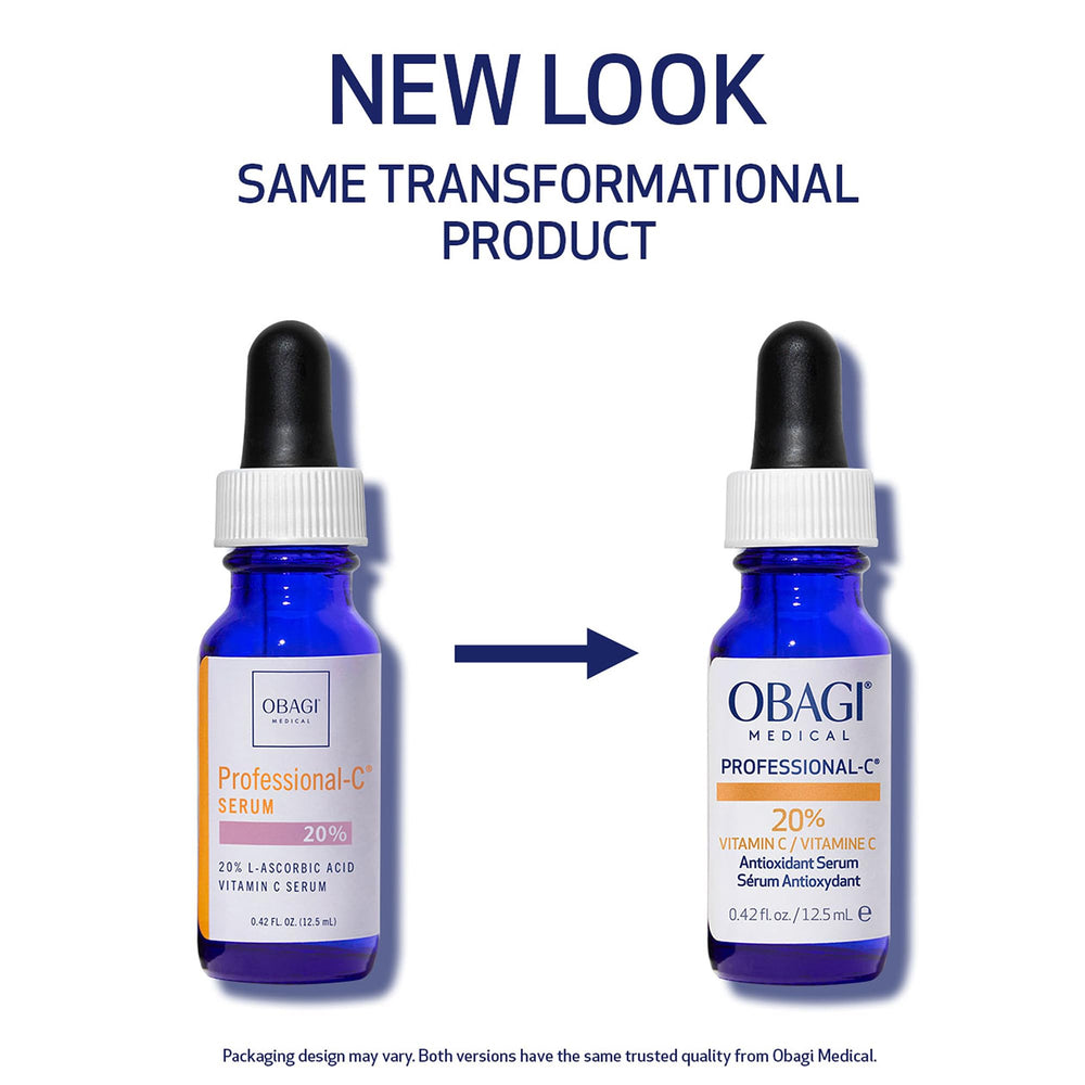 Obagi Professional-C 20% serum dropper enables precise, clean application.