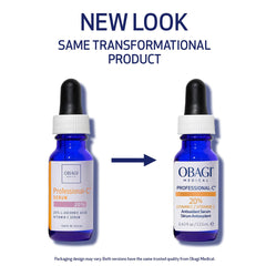 Obagi Professional-C 20% serum dropper enables precise, clean application.