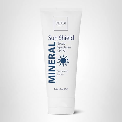 Obagi Sun Shield ingredients highlight focusing on zinc oxide composition.