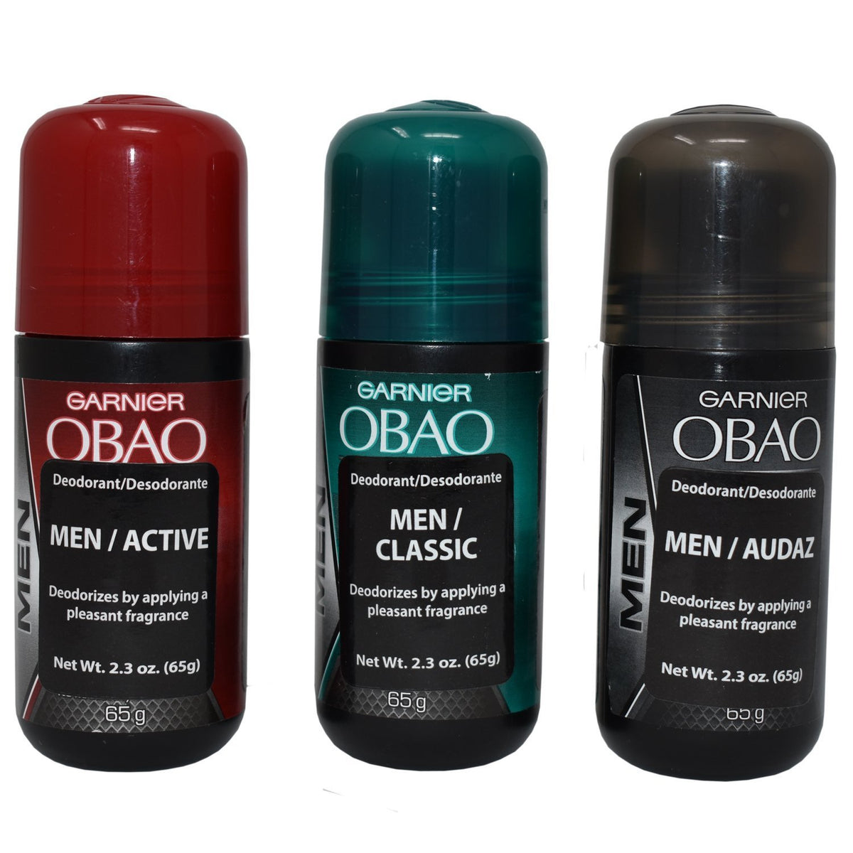 OBAO desodorante para hombres: empaque de 3, listo para rotar fragancias