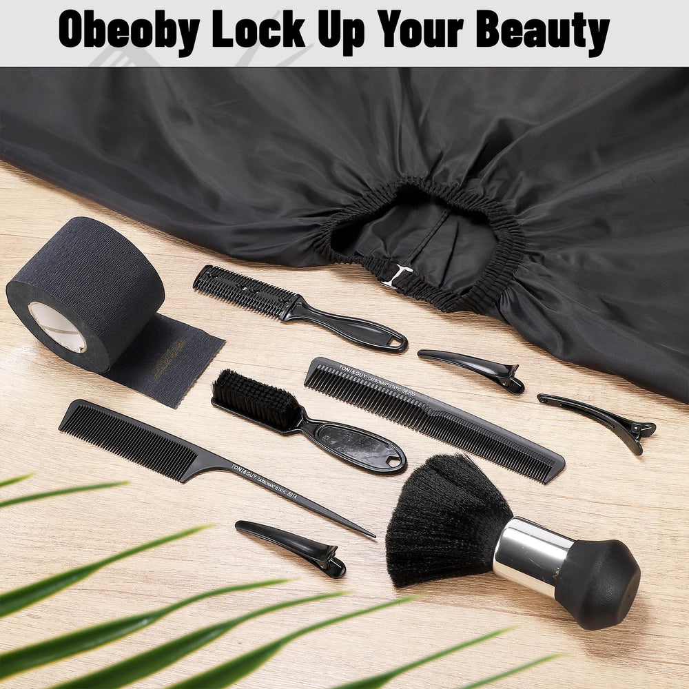 obeoby 10-in-1 barber cape kit cleaning supplies for easy upkeep