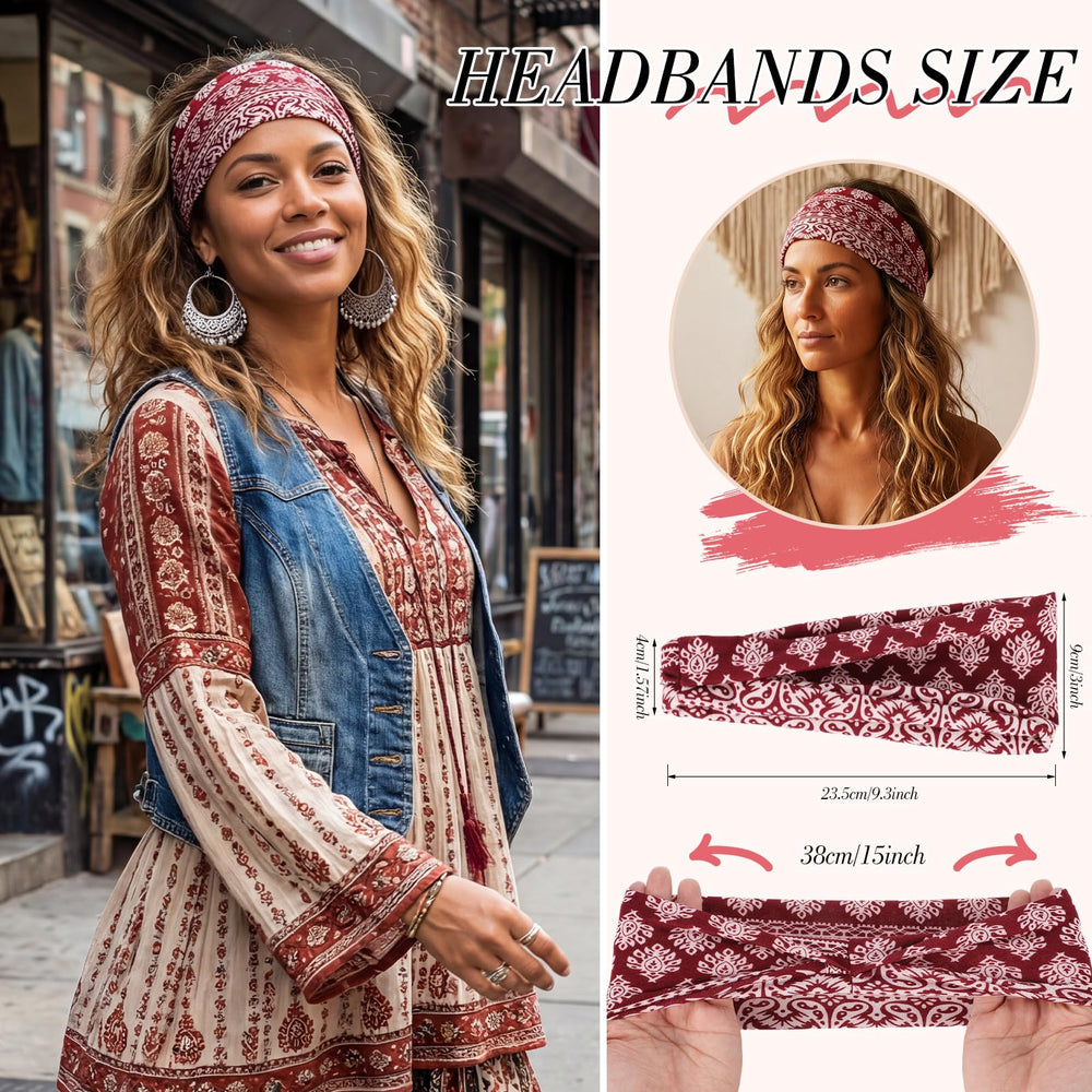 obeoby headbands with back knot design for versatile styling and secure fit