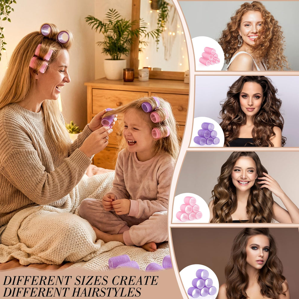 Obeoby small rollers for bangs for precise curling
