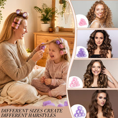 Obeoby small rollers for bangs for precise curling
