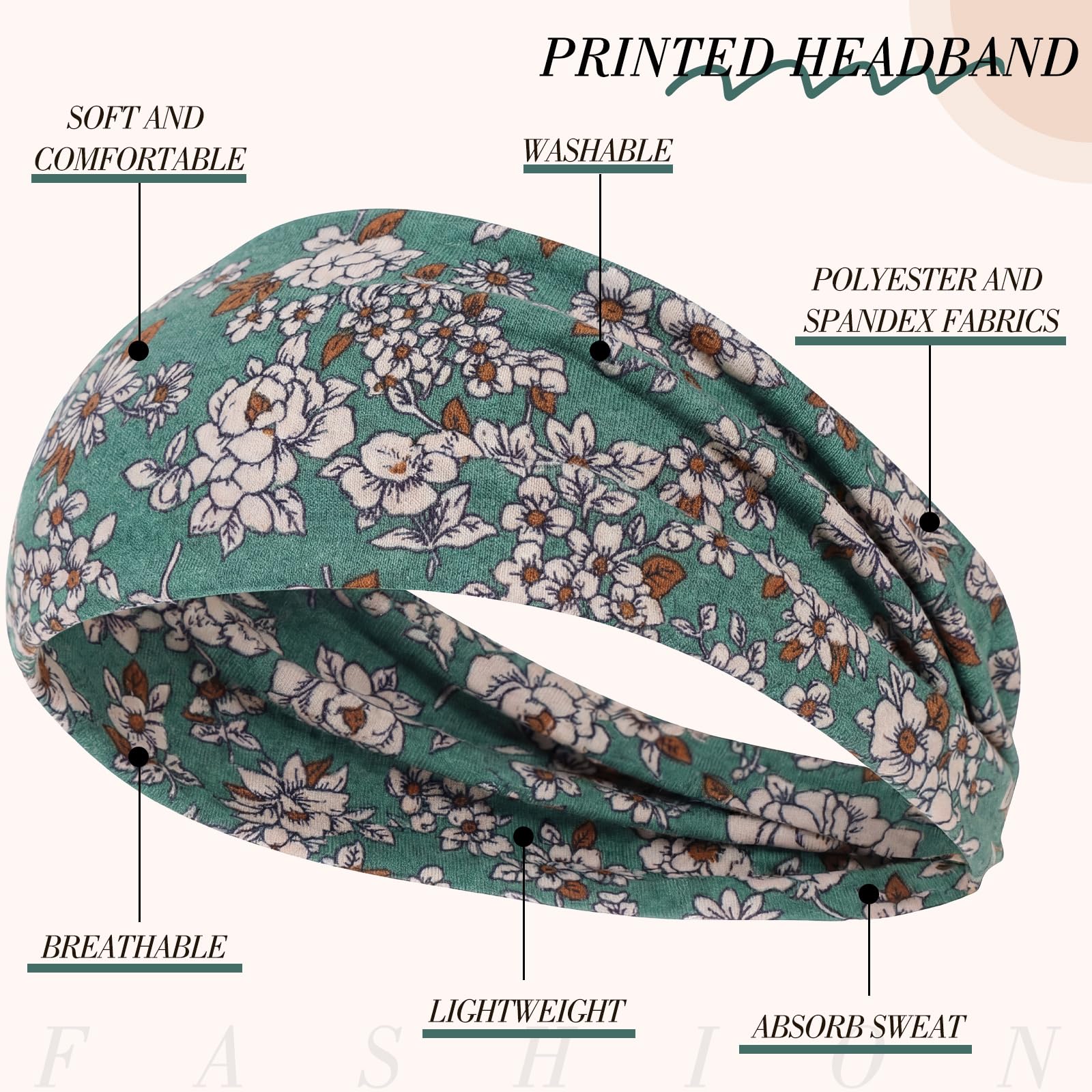 obeoby boho headbands knot-front wear example highlighting two styling options