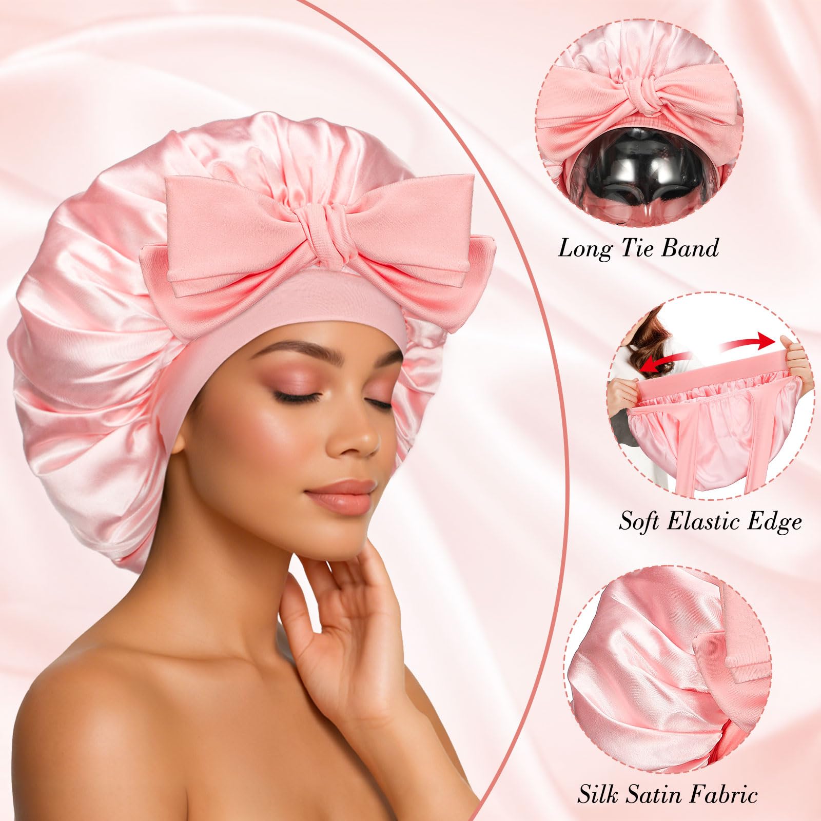 Protección suave de rizos y ondas con bonete obeoby.