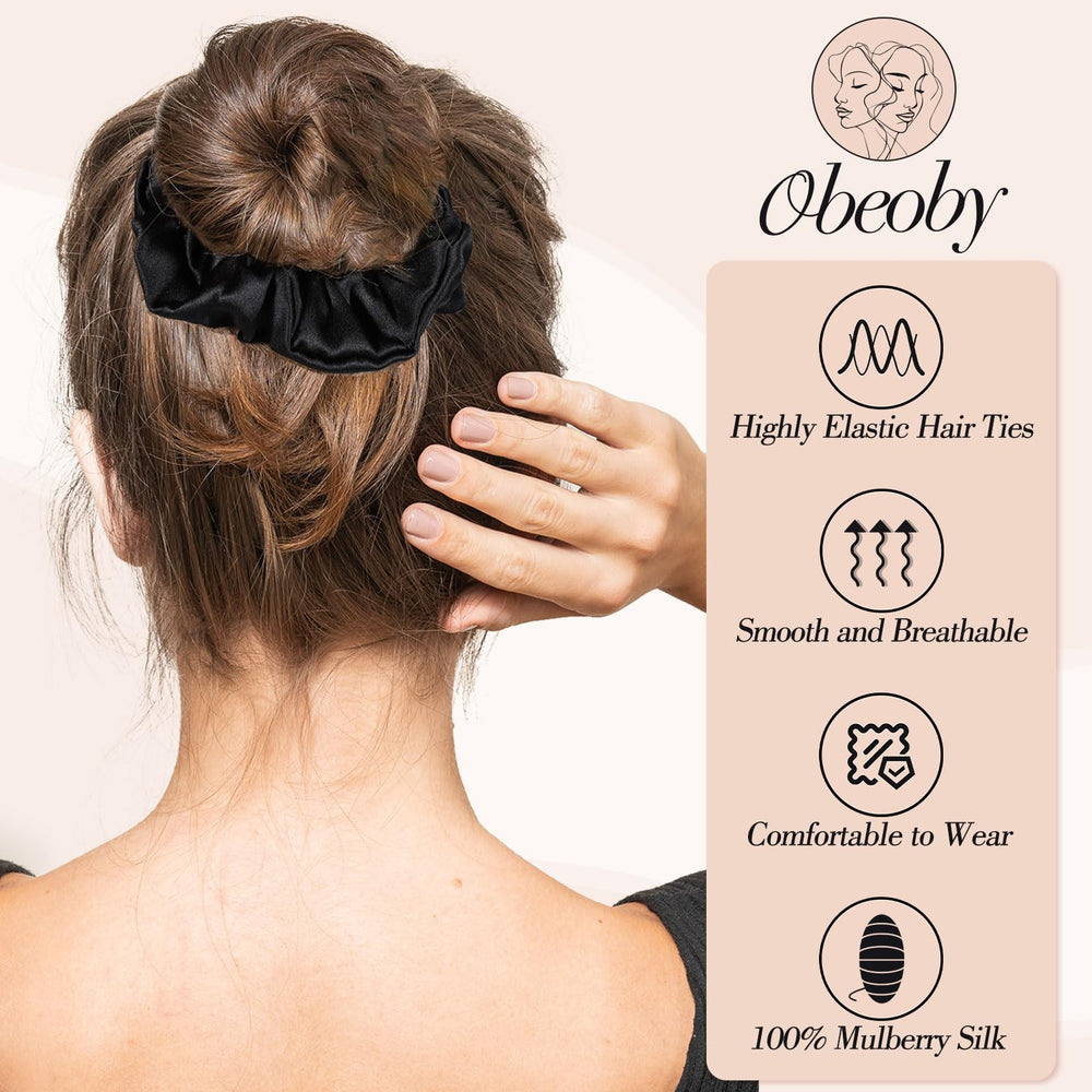 obeoby coletero seda para uso diario y eventos, combina con atuendos