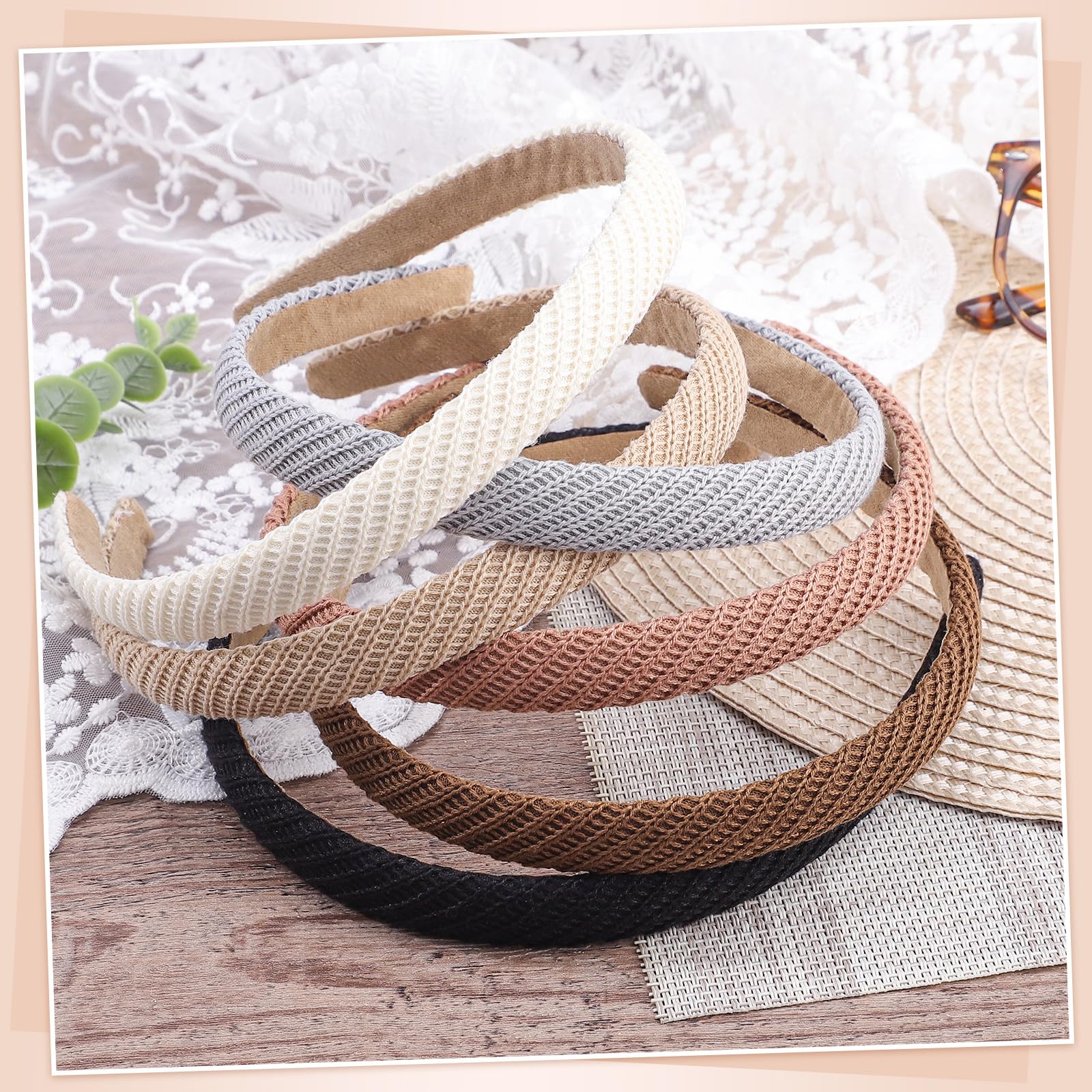 Diadema tejida obeoby ligera para todo tipo de cabello.