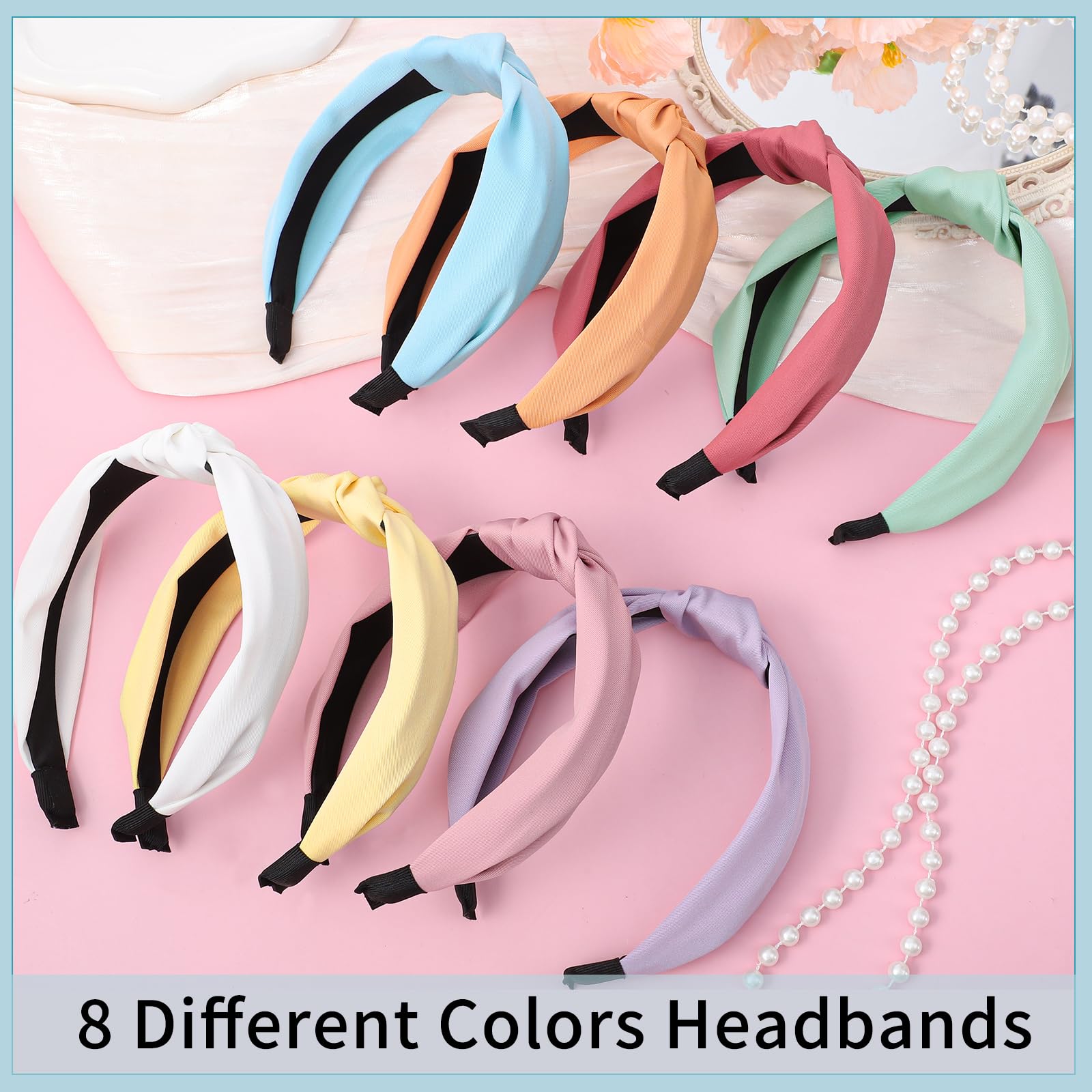 Diadema nudo obeoby, color neutro y tono suave para combinar con atuendos.