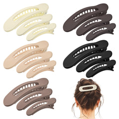 Obeoby large flat clip ideal for half-up hairstyles with secure hold.