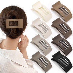 Obeoby flat hair clip set in eight colors for versatile everyday styling.