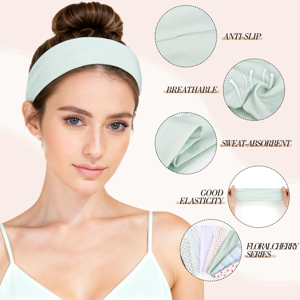 obeoby heart pattern headband, cute detail that stays in place during activities