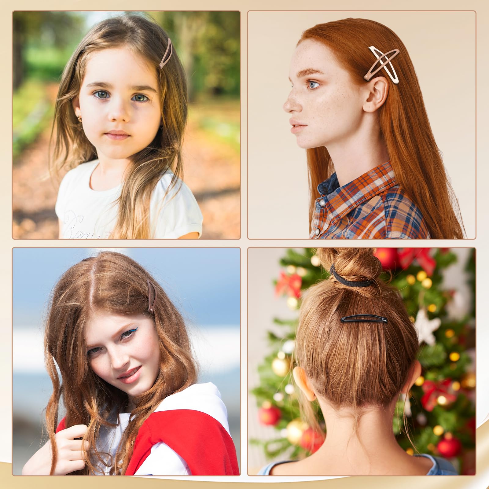 Obeoby gift-ready hair clip set ideal for holidays