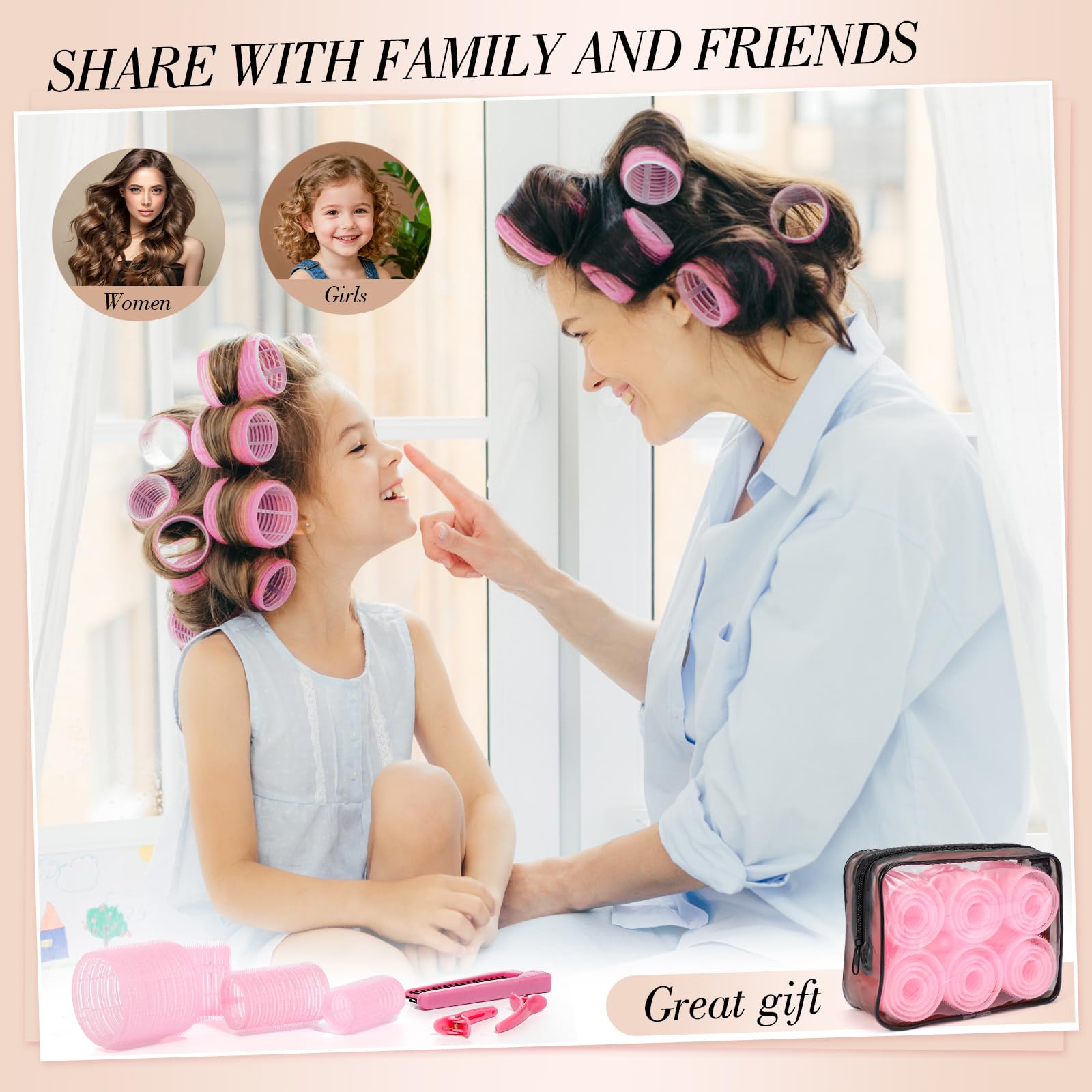 Obeoby small-size rollers refine curls and define ends.
