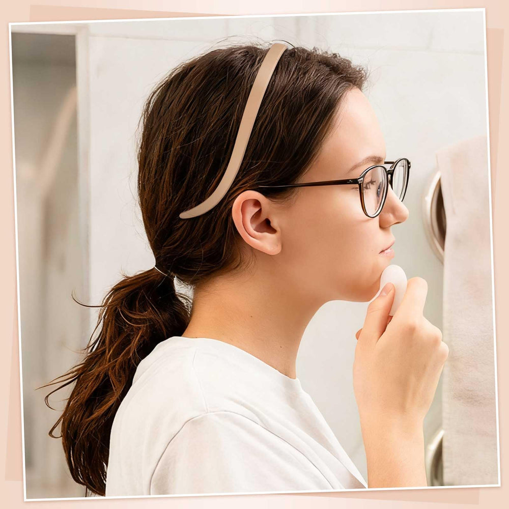 obeoby headbands in neutral colors coordinate easily with outfits