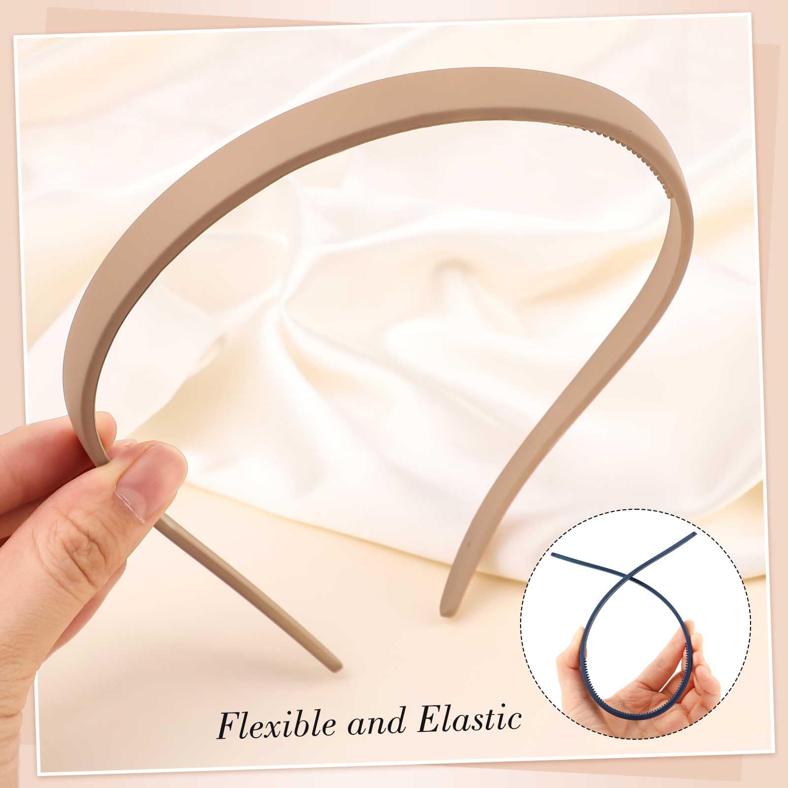 obeoby durable matte plastic headband resists breakage for daily use