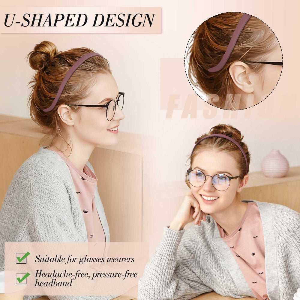 Interior teeth on obeoby headbands provide secure non-slip grip on sunglasses