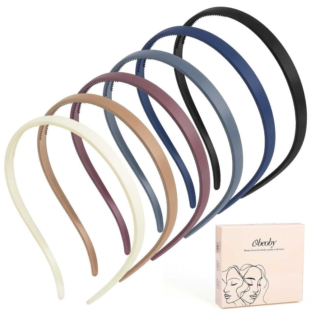 obeoby No Pressure Headbands 6-pack with square design for comfortable glasses wear