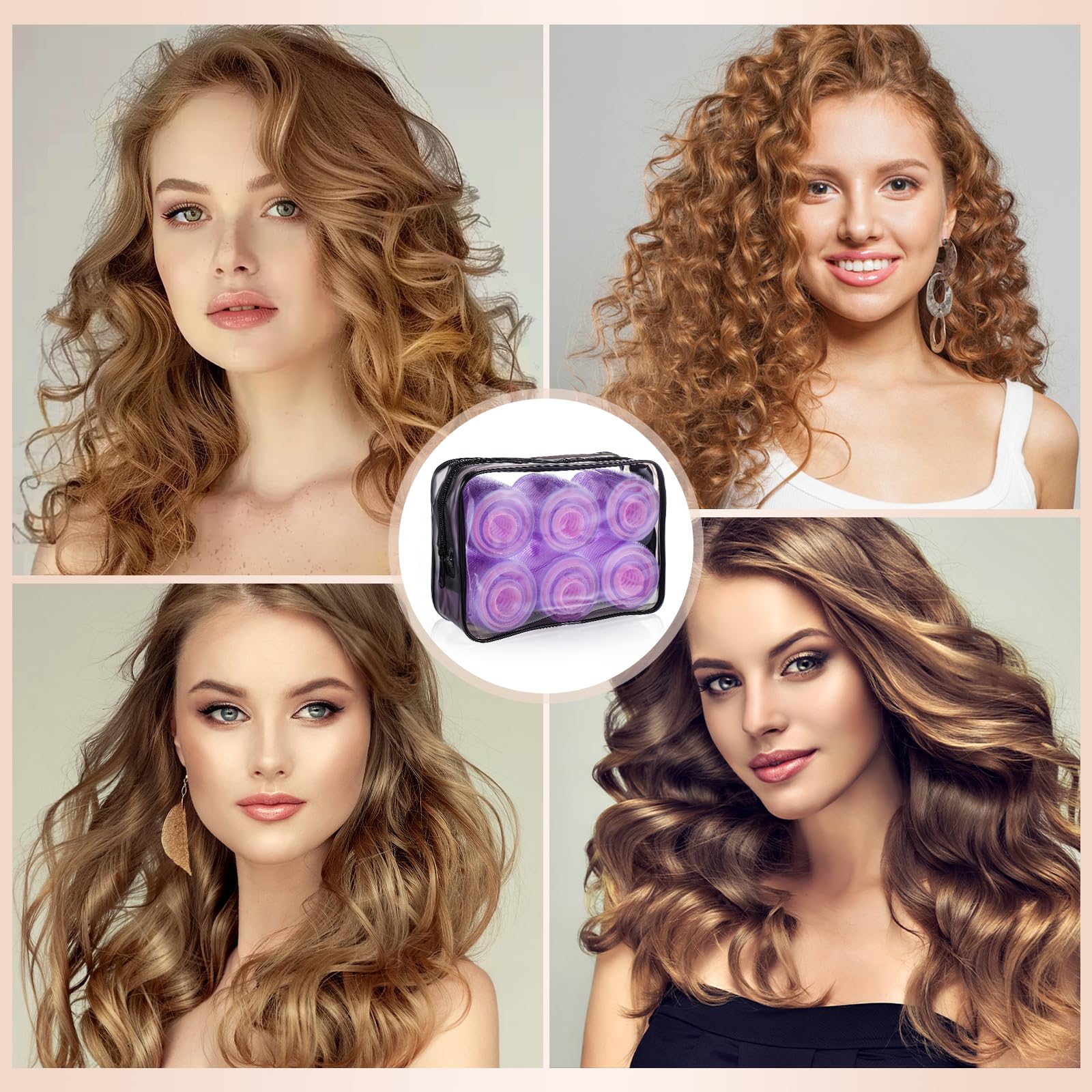 Obeoby pink purple color set ready for styling sessions