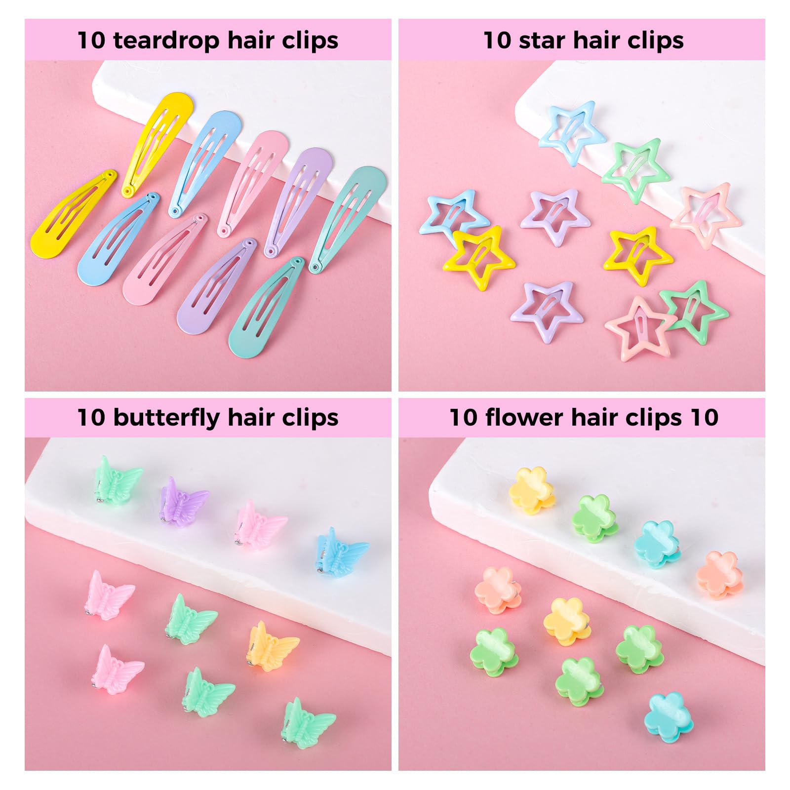 obeoby-pinzas-cabello-mariposa permiten adornar y fijar peinados con suavidad.